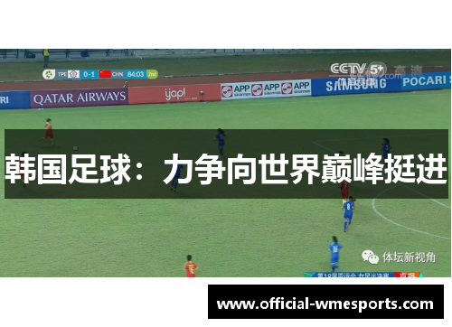 韩国足球：力争向世界巅峰挺进
